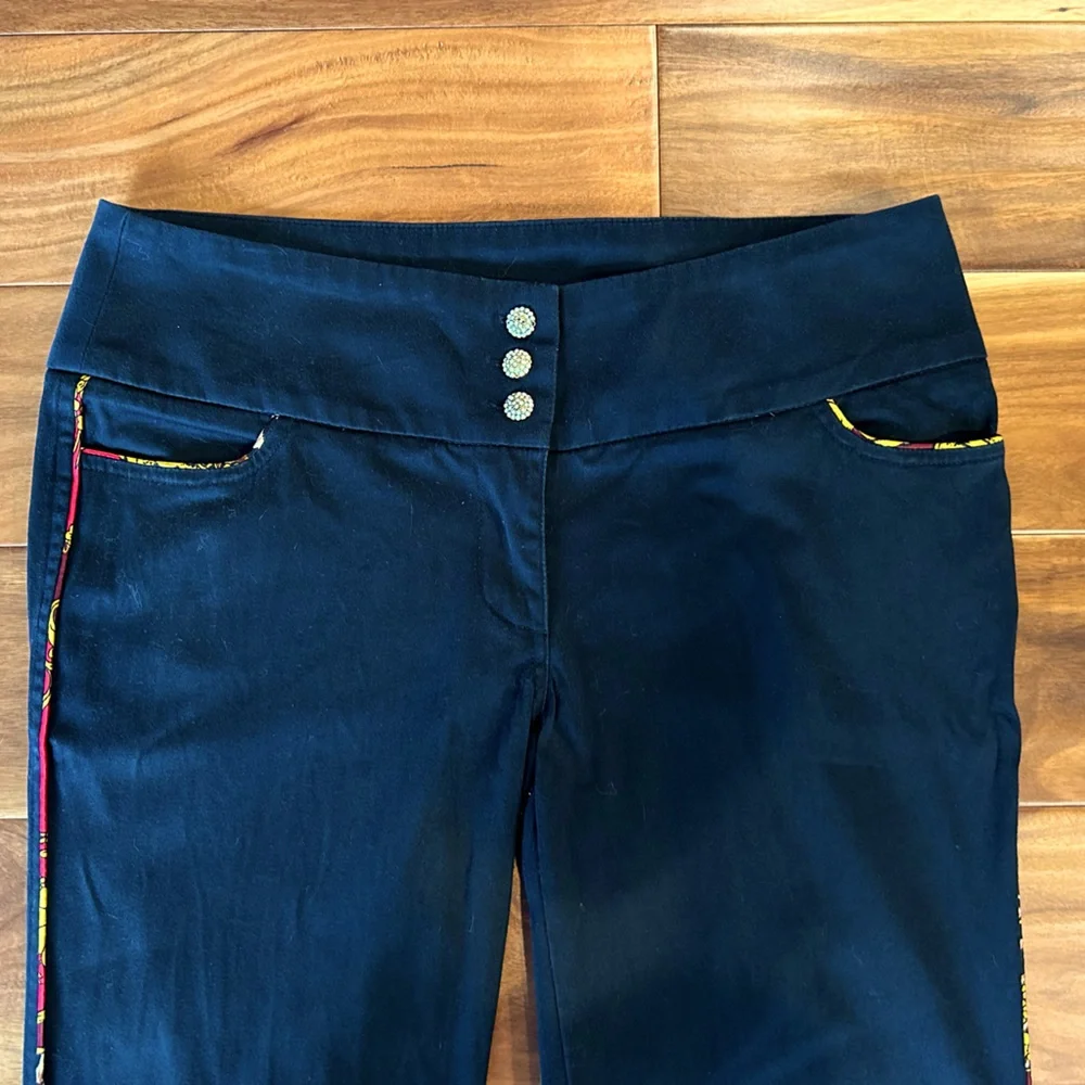 Baby Phat Vintage Y2K Black Pants size 5 - Picture 3 of 6